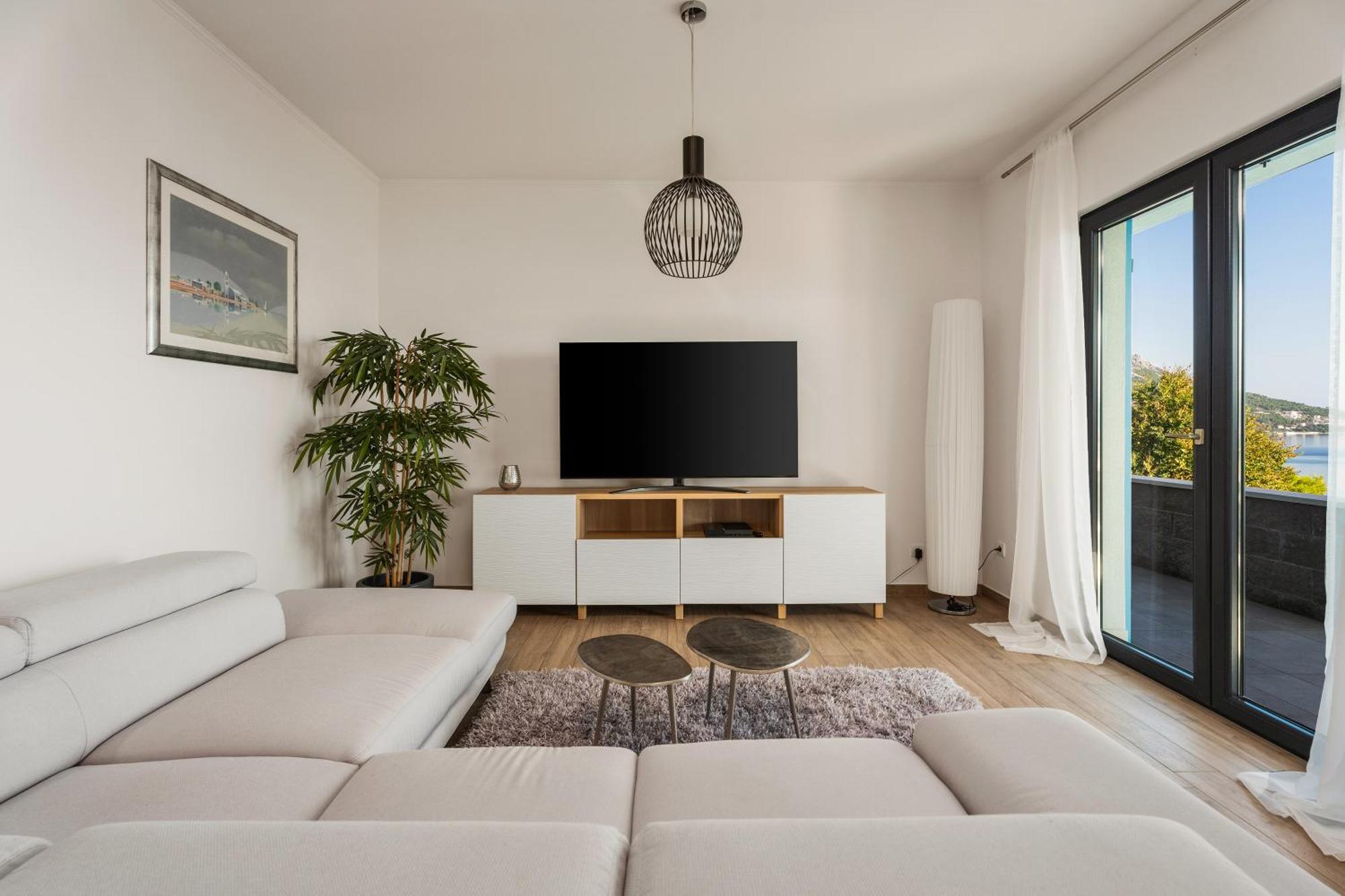 Villa Allegra With 32Msq Heated Pool, 300M Far From Sandy Beaches, Open Sea View Omiš Eksteriør bilde